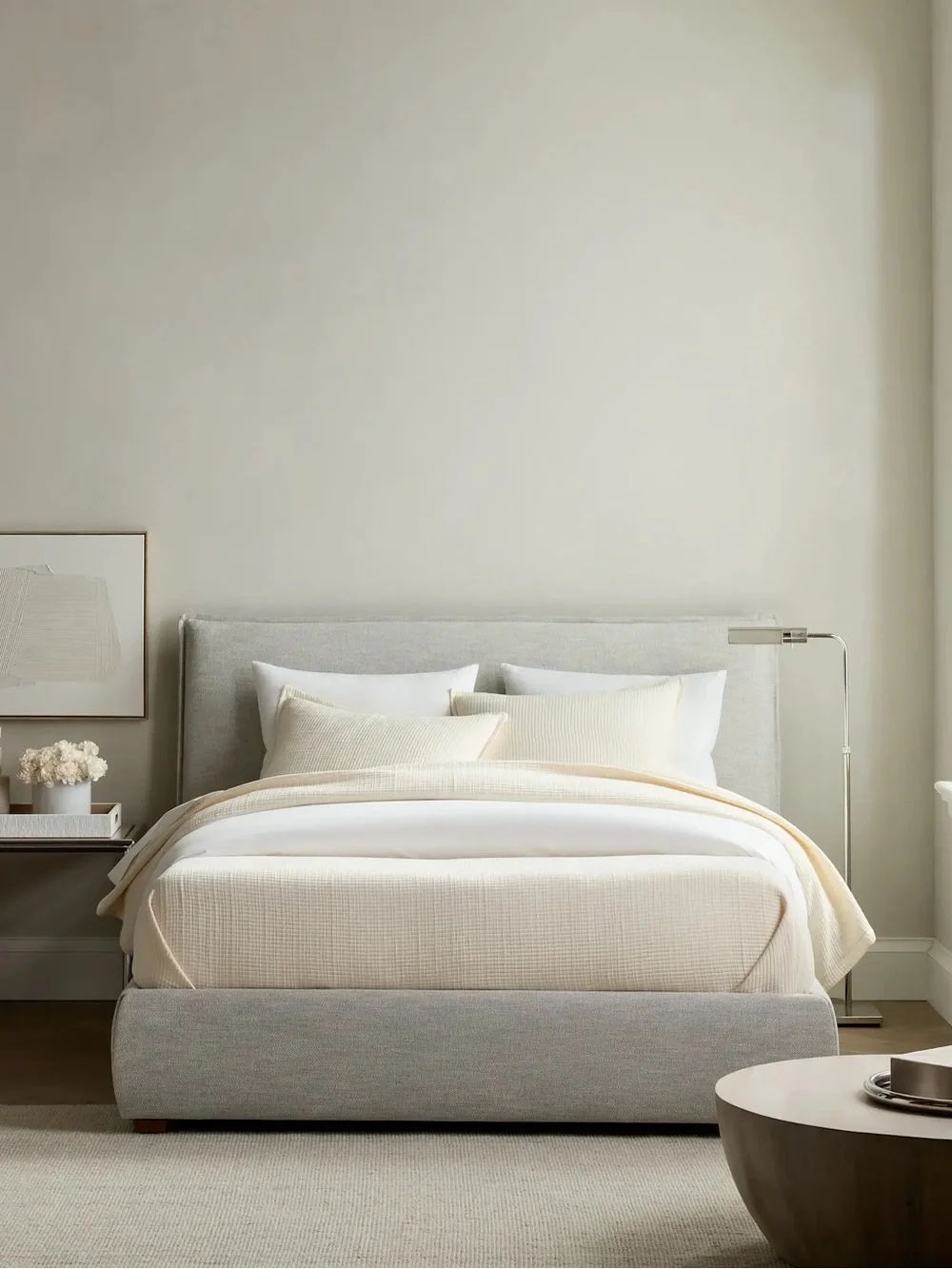 NWOT Quince King Cal King Ivory Ribbed Organic Cotton Coverlet No Shams